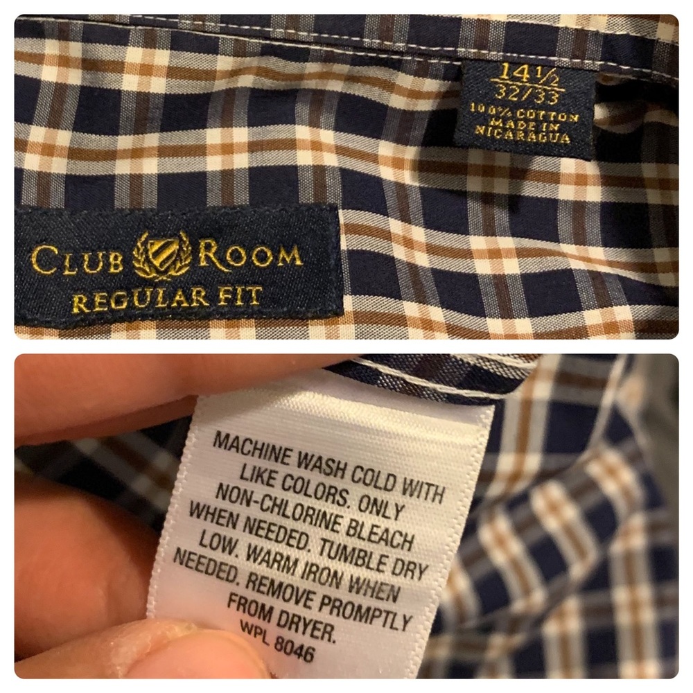 Club Room Men’s Buttons Down Shirt - Picture 4 of 4